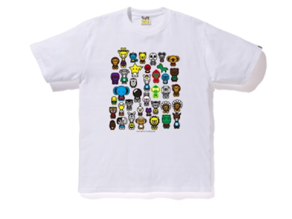 BAPE A To Z Tee White