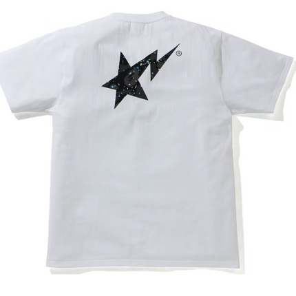 BAPE Space Camo Bape Sta Logo Tee White