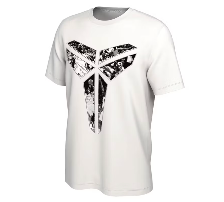 Nike Kobe Bryant Los Angeles Lakers Memorial Statue Unveil T-shirt White