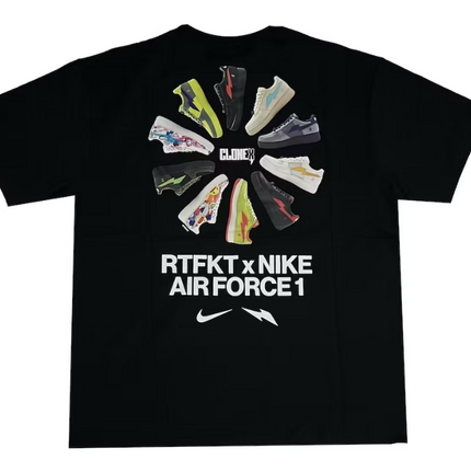 Nike x RTFKT Air Force 1 T-shirt Black