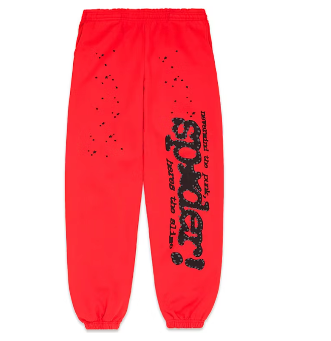 Sp5der P*NK V2 Sweatpant Red