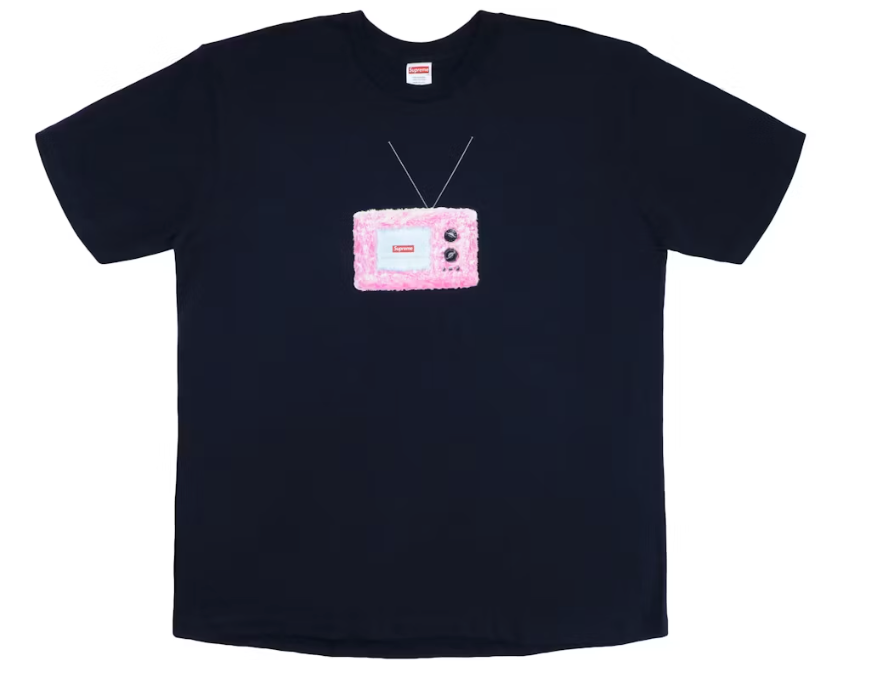 Supreme TV Tee Navy