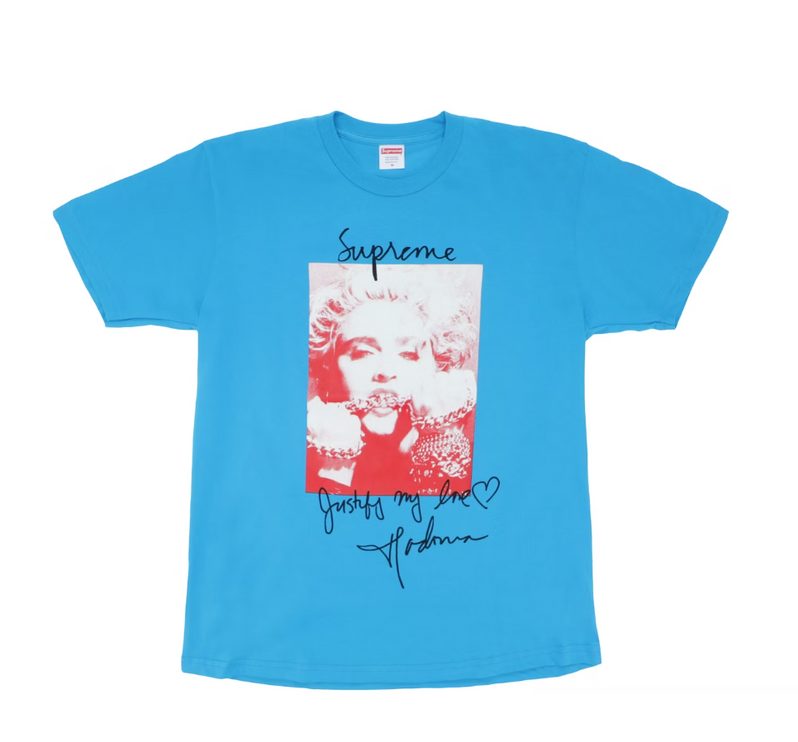 Supreme Madonna Tee Bright Blue