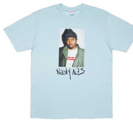 Supreme Nas Tee Pale Blue