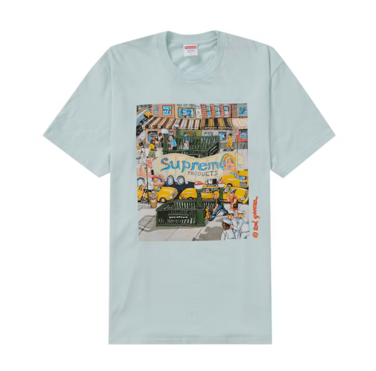 Supreme Manhattan Tee Pale Blue