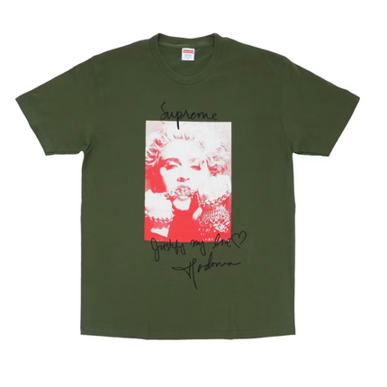 Supreme Madonna Tee Olive