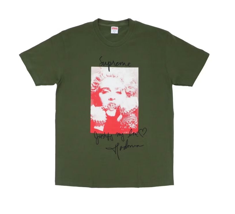 Supreme Madonna Tee Olive