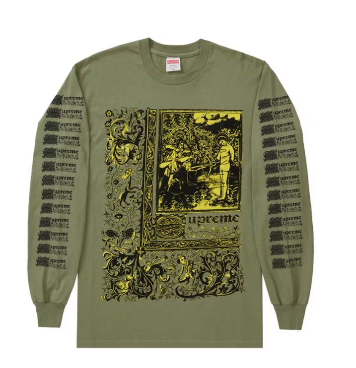 Supreme Saint Sebastian L/S Tee Olive