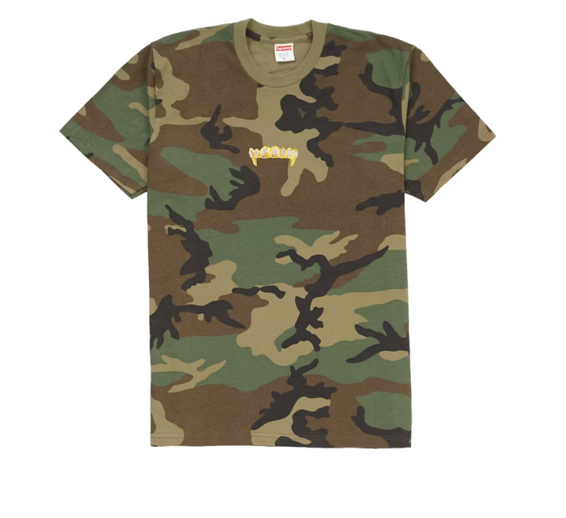 Supreme Fronts Tee Woodland Camo