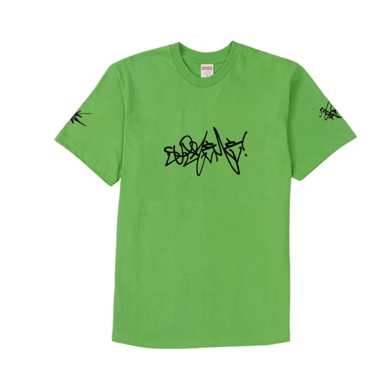 Supreme Rammellzee Tag Tee Green