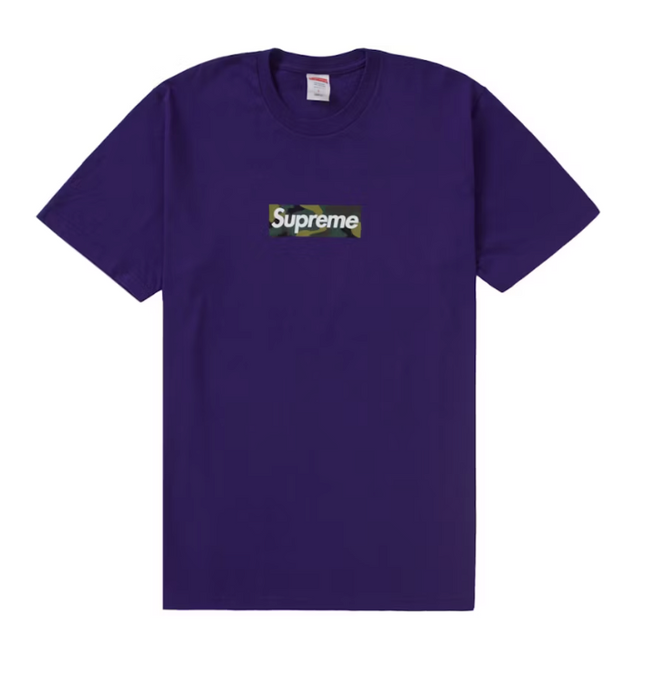 Supreme Box Logo Tee (FW23) Purple