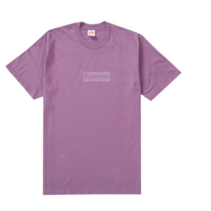 Supreme Tonal Box Logo Tee Dusty Purple