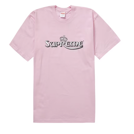 Supreme Crown Tee Light Pink