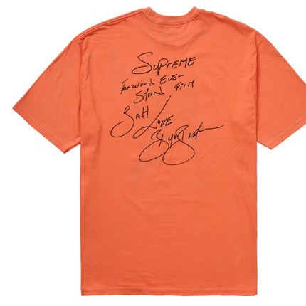 Supreme Buju Banton Tee Neon Orange