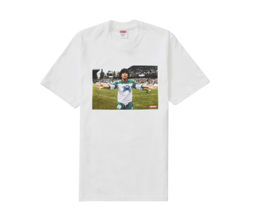 Supreme Maradona Tee White