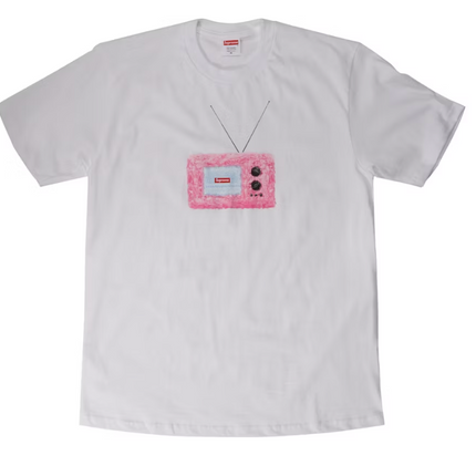 Supreme TV Tee White