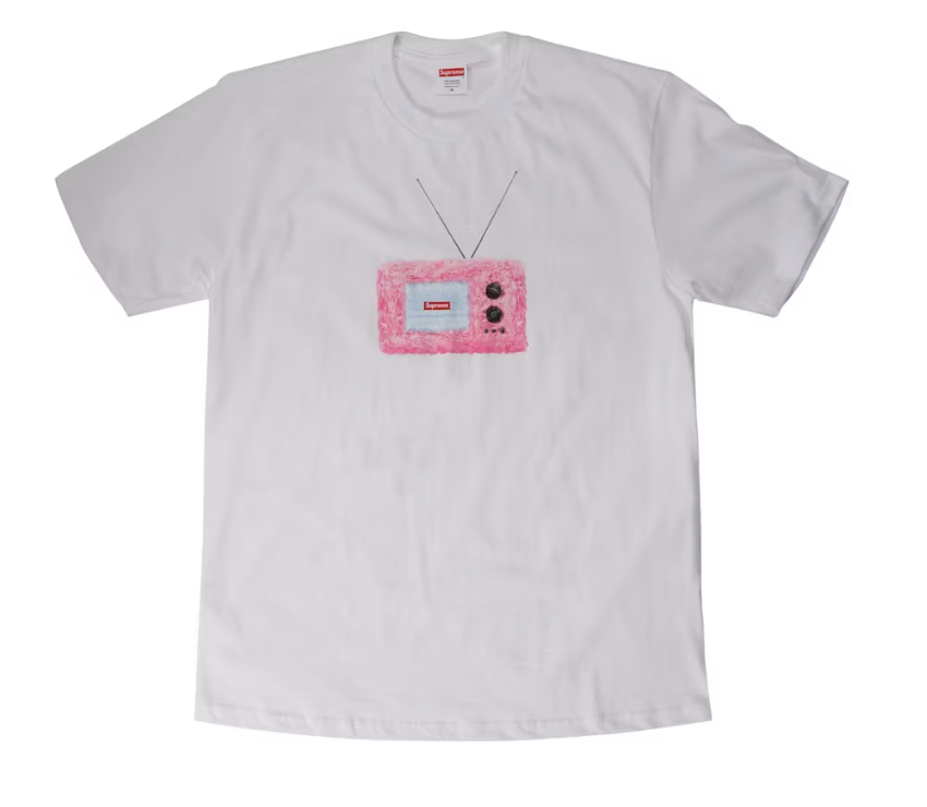 Supreme TV Tee White