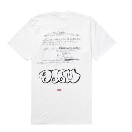 Supreme MF DOOM Tee White