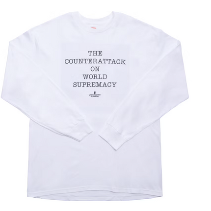 Supreme UNDERCOVER/Public Enemy Counterattack L/S Tee White