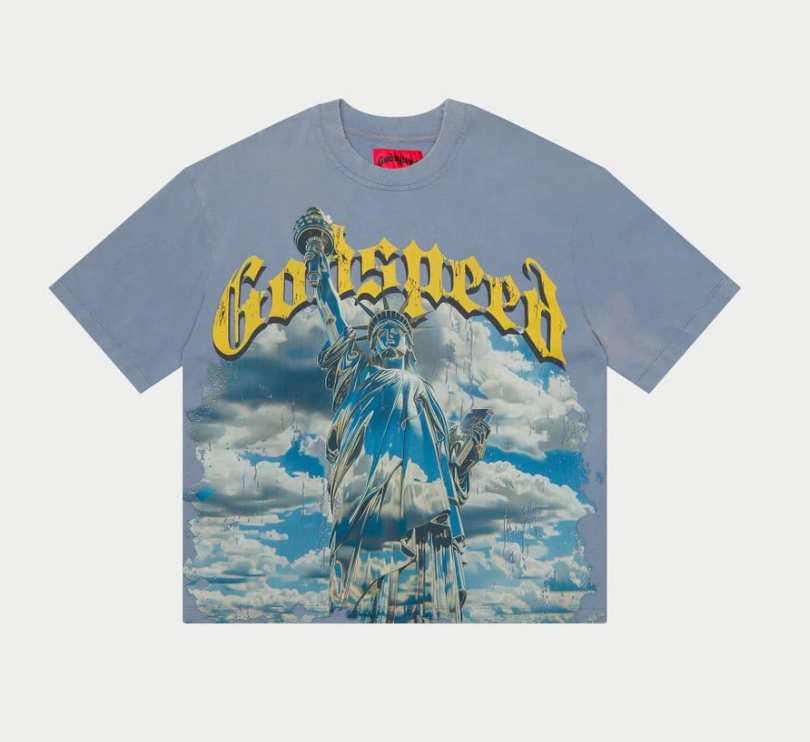 GodSpeed Chrome Liberty Sky Blue shirt