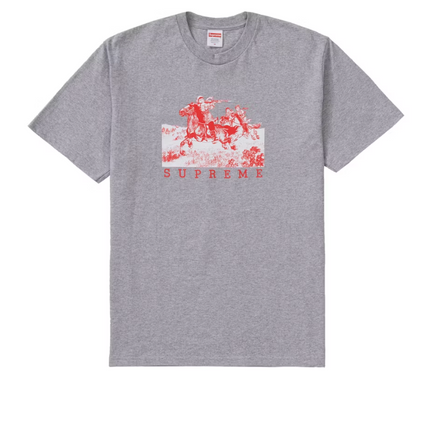 Supreme Riders Tee Heather Grey