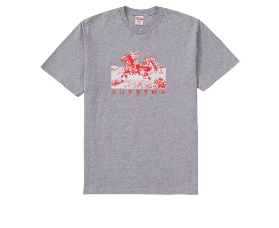 Supreme Riders Tee Heather Grey