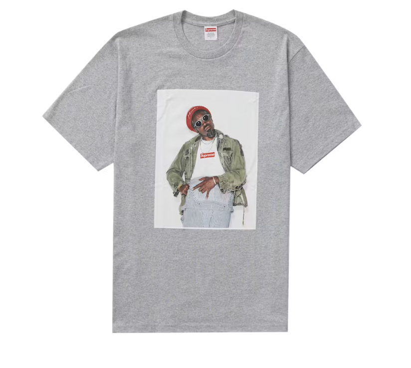 Supreme André 3000 Tee Heather Grey