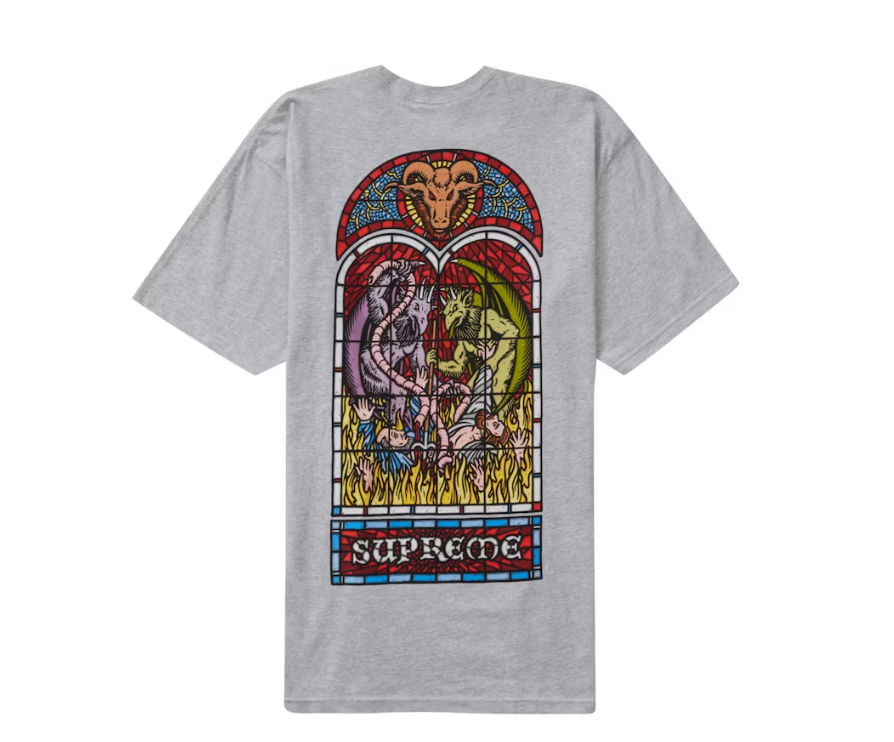 Supreme Worship Tee Ash Grey