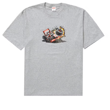 Supreme Crash Tee (FW21) Heather Grey