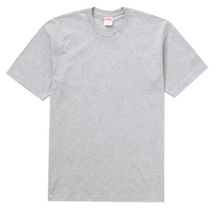 Supreme Backwards Tee Heather Grey