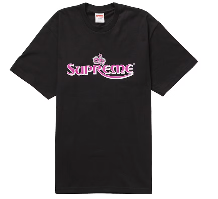 Supreme Crown Tee Black