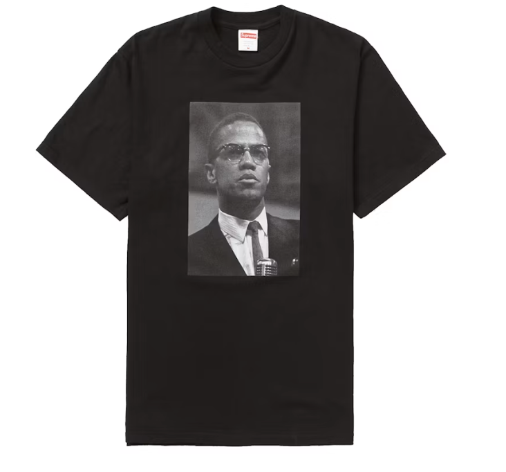 Supreme Roy DeCarava Malcolm X Tee Black