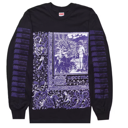 Supreme Saint Sebastian L/S Tee Black