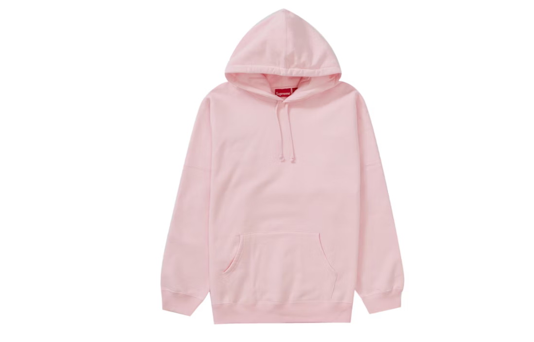 Supreme Beaded Hooded Sweatshirt Light Pink