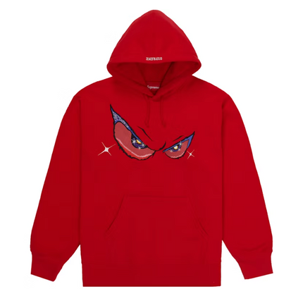 Supreme Eyes Hooded Sweatshirt Red