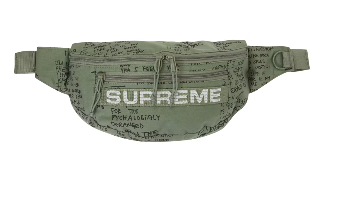 Supreme Field Waist Bag Olive Gonz