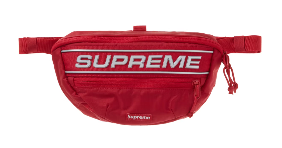 Supreme Logo Waist Bag Red