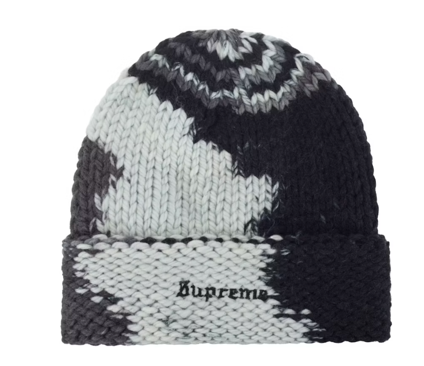 Supreme Gradient Spacedye Beanie Black