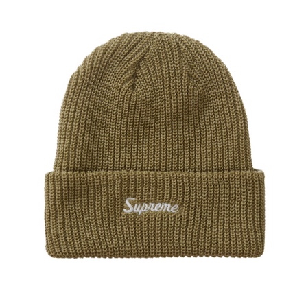 Supreme Loose Gauge Beanie (FW22) Taupe