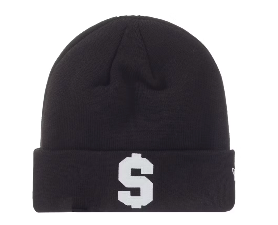 Supreme New Era $ Beanie Black