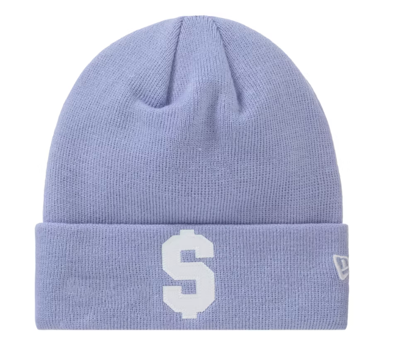 Supreme New Era $ Beanie Light Purple