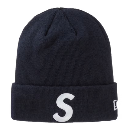 Supreme New Era S Logo Beanie Navy