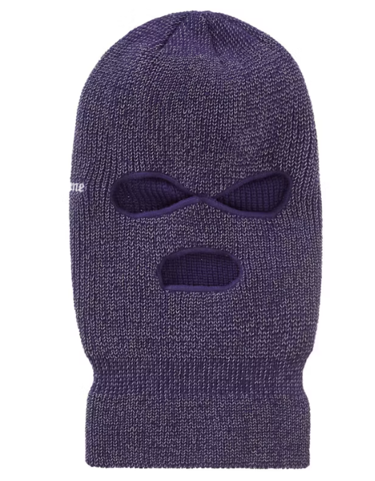 Supreme Reflective Balaclava Purple