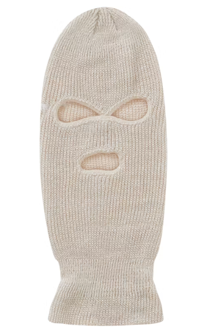 Supreme Lurex Balaclava Taupe