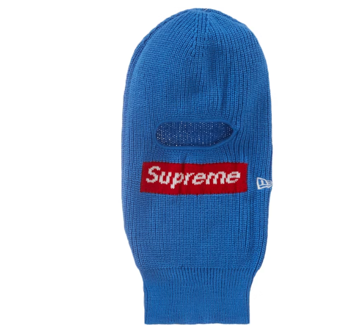 Supreme New Era Box Logo Balaclava (FW22) Blue