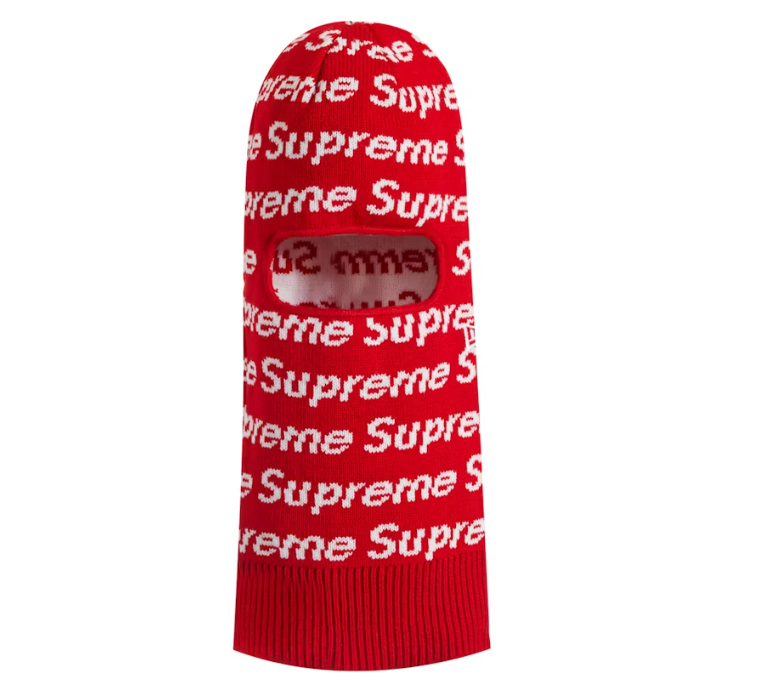 Supreme New Era Repeat Balaclava Red