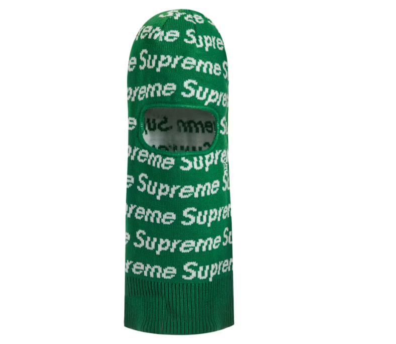 Supreme New Era Repeat Balaclava Green