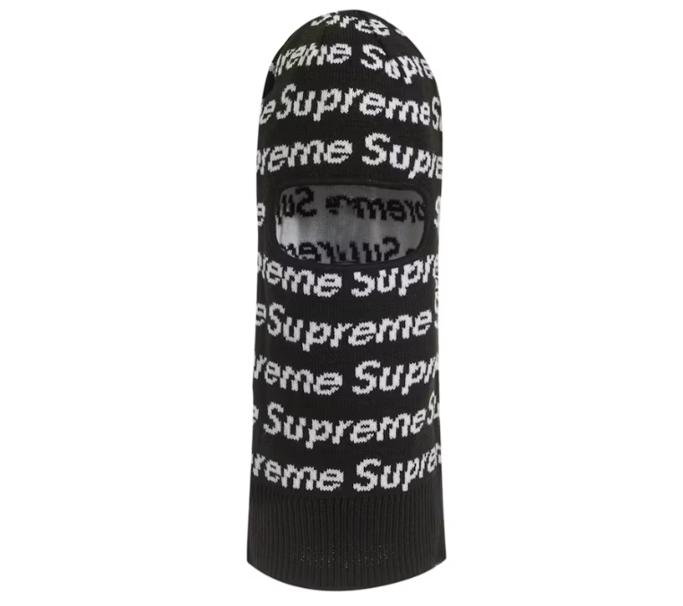 Supreme New Era Repeat Balaclava Black