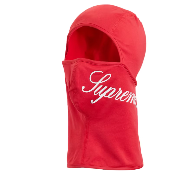 Supreme Script Lightweight Balaclava Red