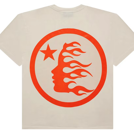 Hellstar Classic T-shirt (Gel Print) White/Orange